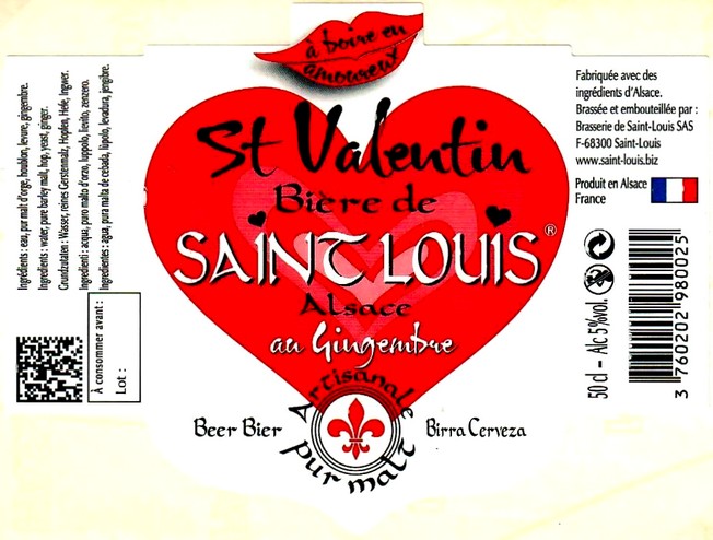 etiquette BRASSERIE DE SAINT LOUIS 26