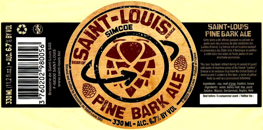etiquette BRASSERIE DE SAINT LOUIS 31
