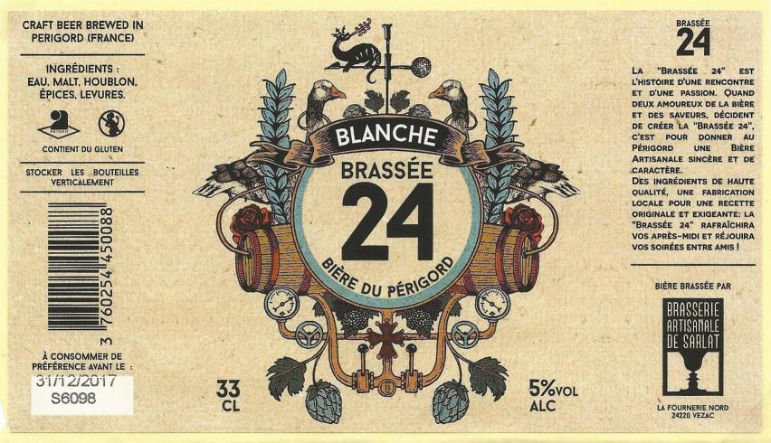 etiquette BRASSERIE DE SARLAT 03