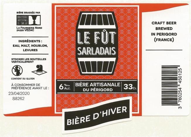 etiquette BRASSERIE DE SARLAT 08