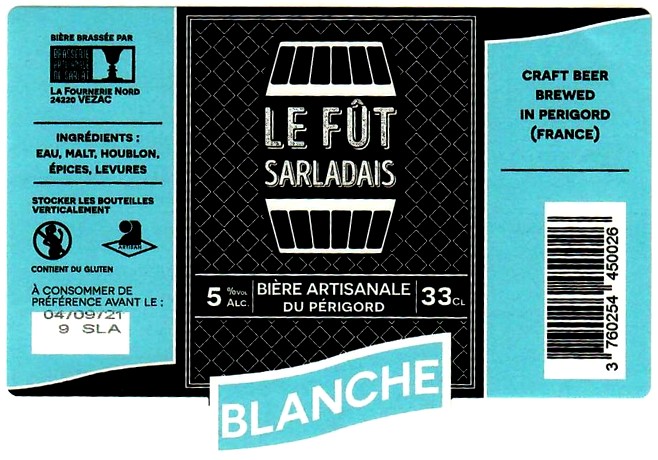 etiquette BRASSERIE DE SARLAT 14