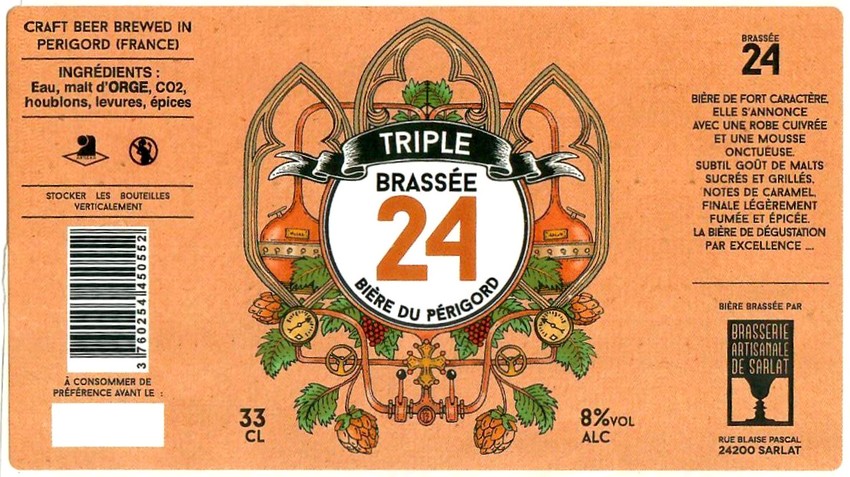 Etiquette BRASSERIE DE SARLAT 27