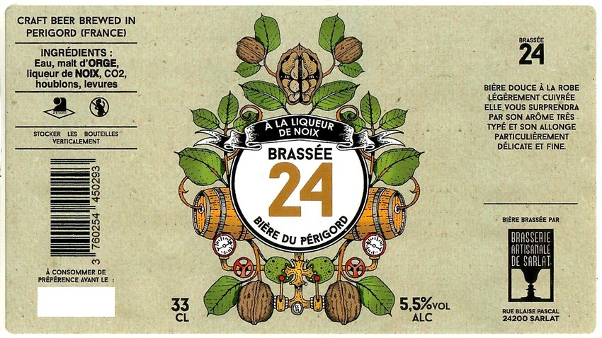 Etiquette BRASSERIE DE SARLAT 41