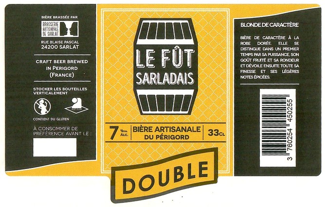 Etiquette BRASSERIE DE SARLAT 43