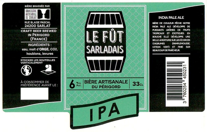 Etiquette BRASSERIE DE SARLAT 45