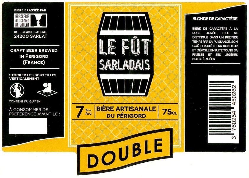 Etiquette BRASSERIE DE SARLAT 57