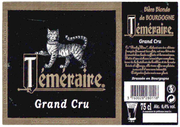 Etiquette BRASSERIE LES 3 FONTAINES 52