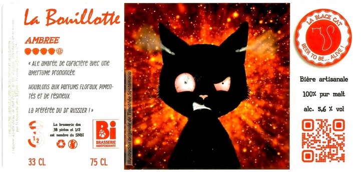 Etiquette BRASSERIE DES 38 PINTES ET DEMIE 02