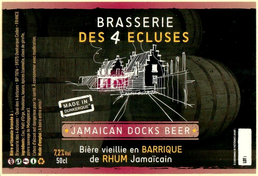 Etiquette BRASSERIE DES 4 ECLUSES 23