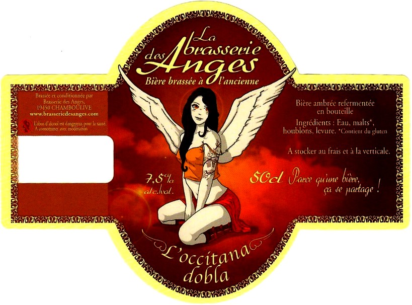 etiquette BRASSERIE DES ANGES 06