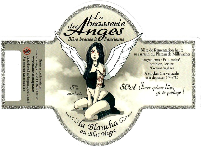 etiquette BRASSERIE DES ANGES 11