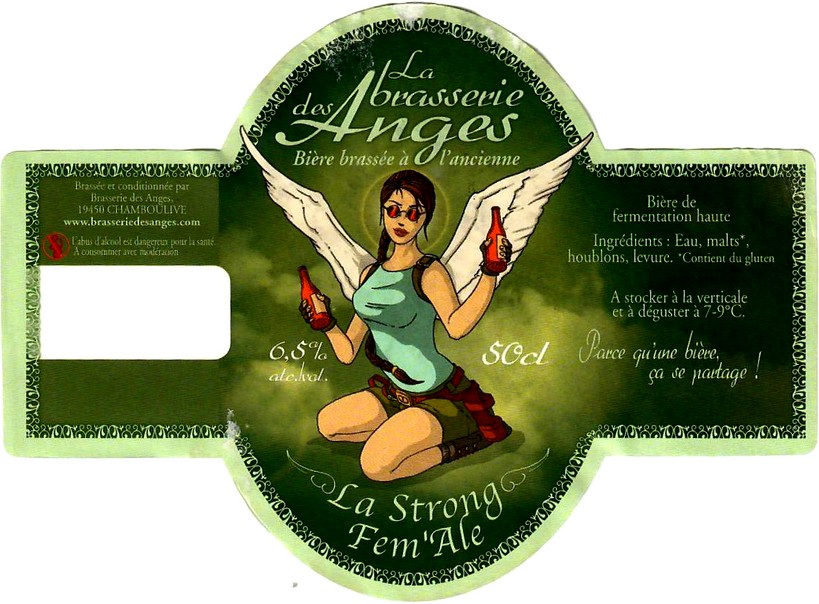 etiquette BRASSERIE DES ANGES 12