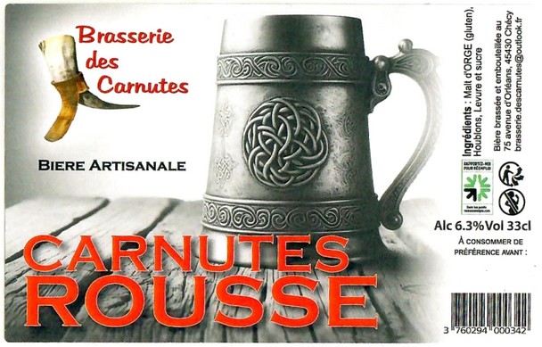 Etiquette BRASSERIE DES CARNUTES 22