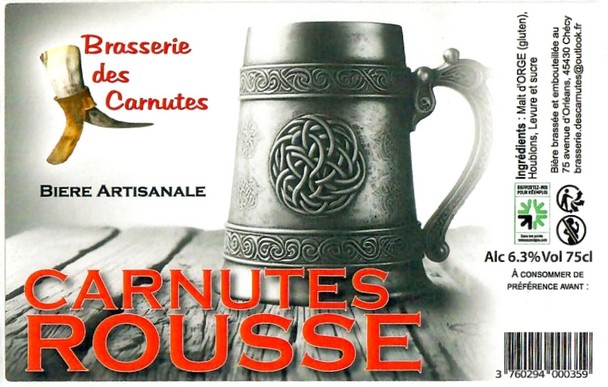 Etiquette BRASSERIE DES CARNUTES 23
