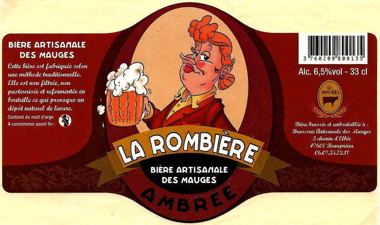 etiquette BRASSERIE DES MAUGES 10