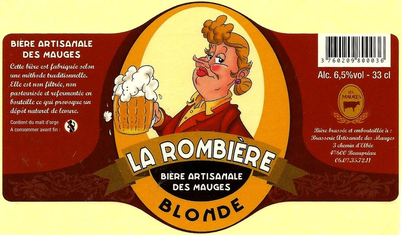 etiquette BRASSERIE DES MAUGES 11