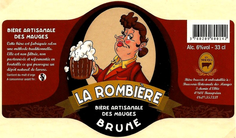 etiquette BRASSERIE DES MAUGES 12