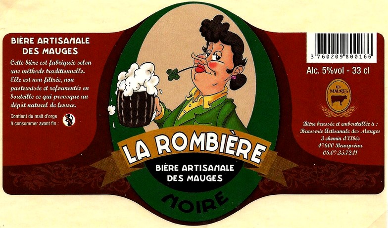 etiquette BRASSERIE DES MAUGES 13