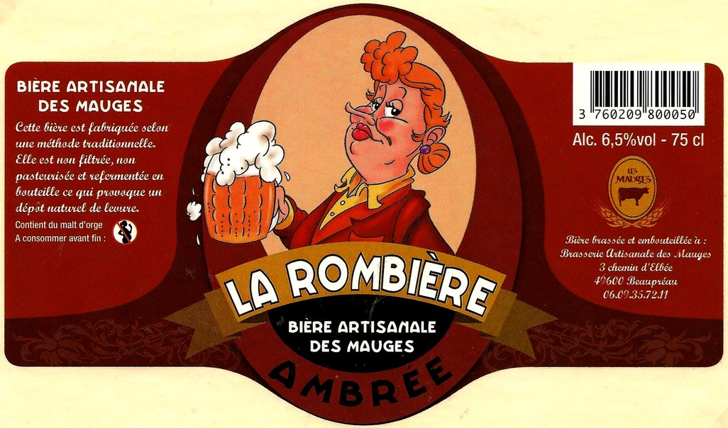 etiquette BRASSERIE DES MAUGES 14