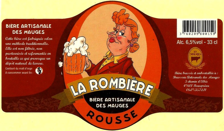 etiquette BRASSERIE DES MAUGES 15