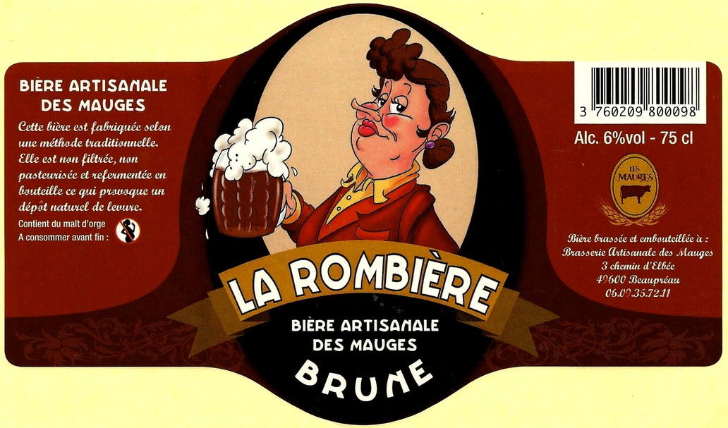 etiquette BRASSERIE DES MAUGES 18