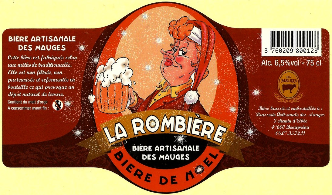 etiquette BRASSERIE DES MAUGES 19