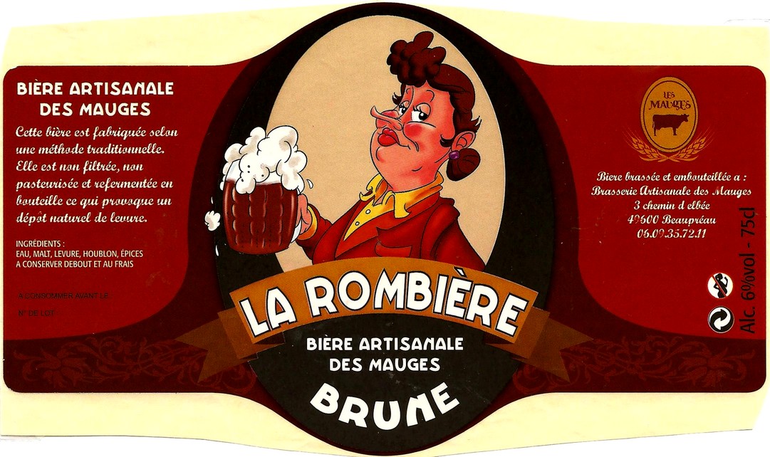 etiquette BRASSERIE DES MAUGES 32