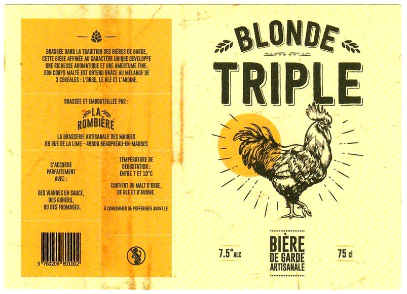 etiquette BRASSERIE DES MAUGES 51