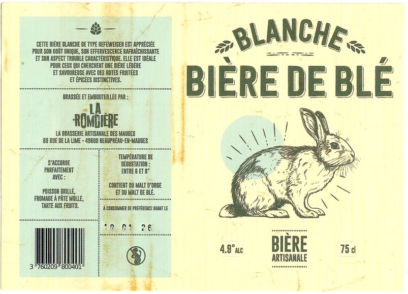 Etiquette BRASSERIE DES MAUGES 57