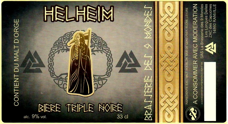 etiquette BRASSERIE DES NEUF MONDES 21