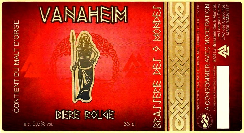 etiquette BRASSERIE DES NEUF MONDES 23