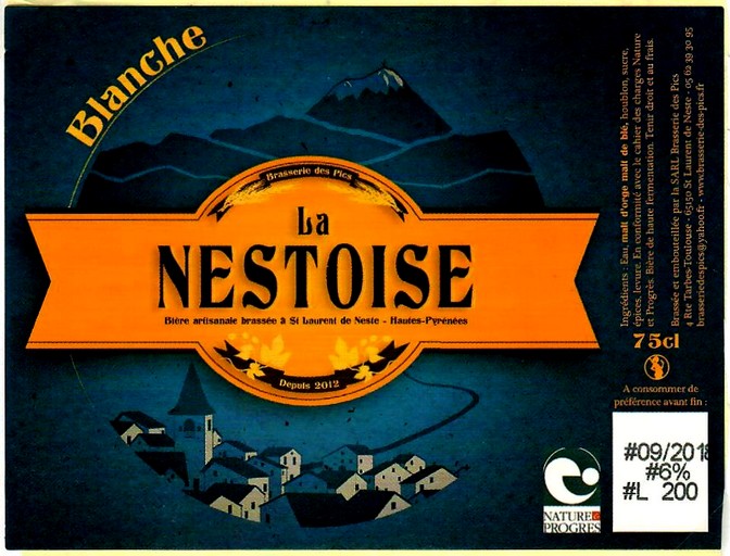 etiquette BRASSERIE DES PICS 13