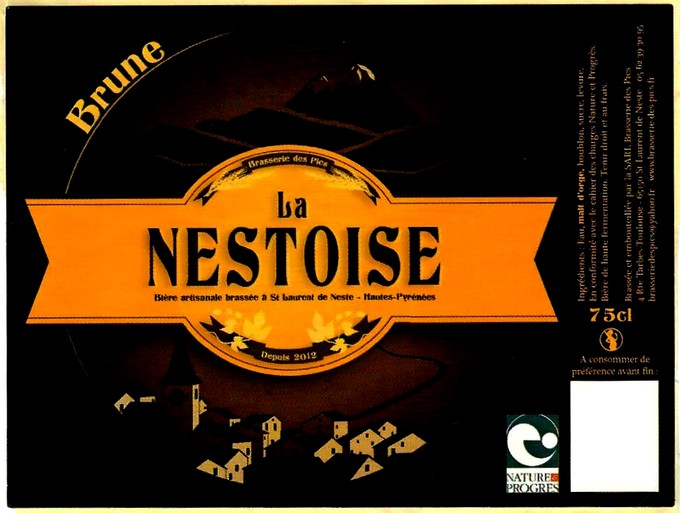 etiquette BRASSERIE DES PICS 15