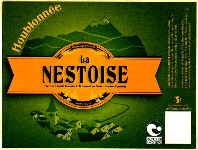 etiquette BRASSERIE DES PICS 17