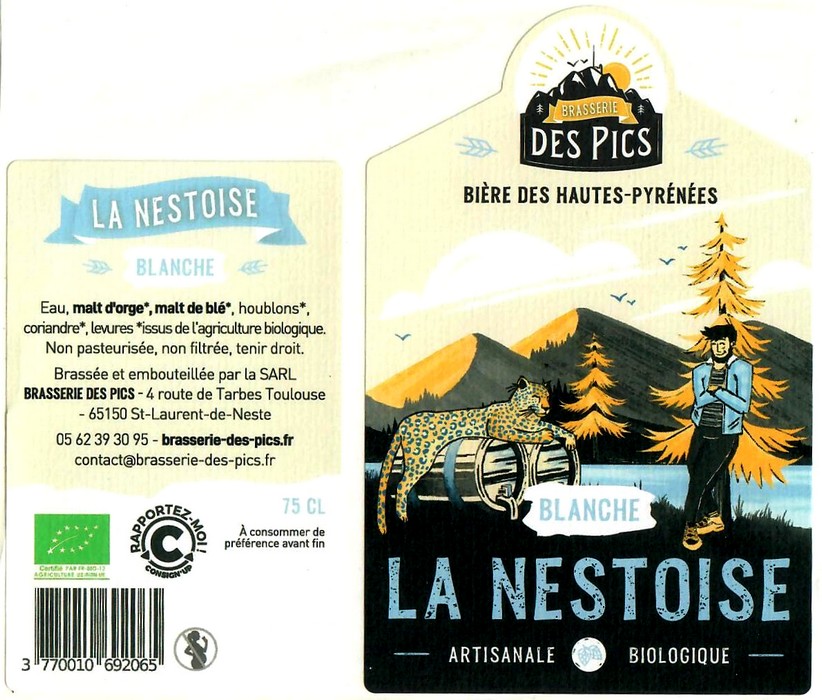 Etiquette BRASSERIE DES PICS 28