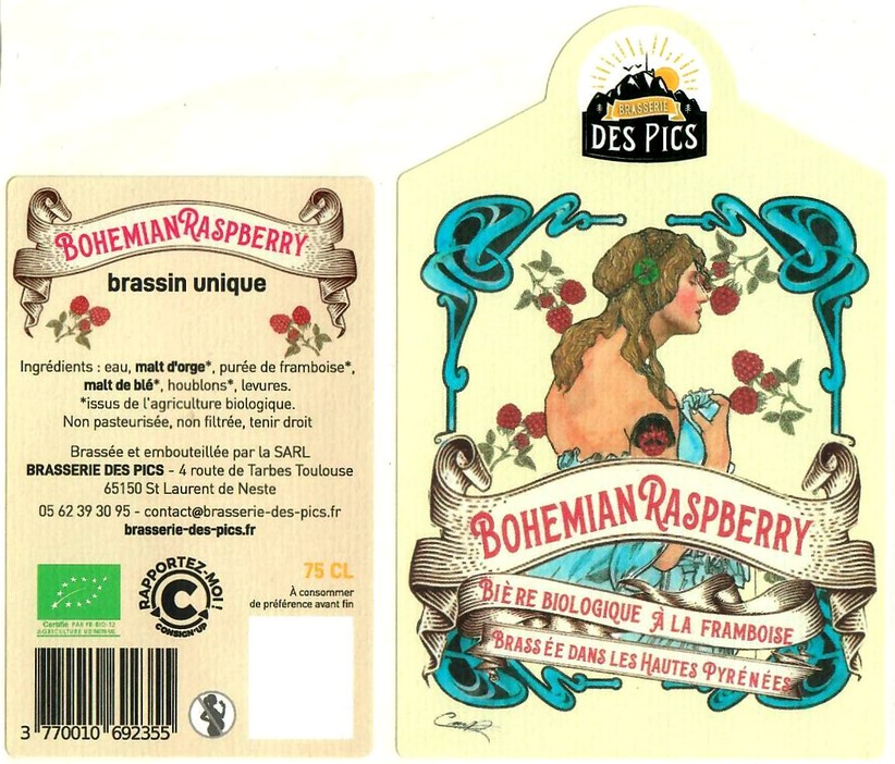 Etiquette BRASSERIE DES PICS 31