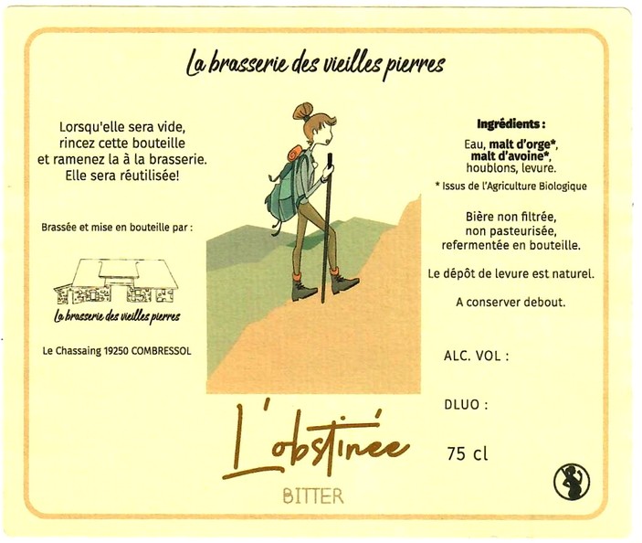 etiquette BRASSERIE DES VIEILLES PIERRES 03