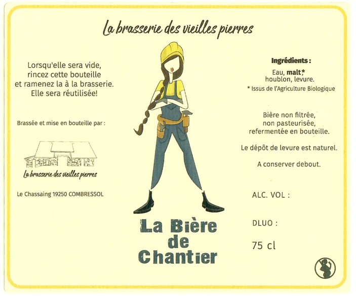 Etiquette BRASSERIE DES VIEILLES PIERRES 12