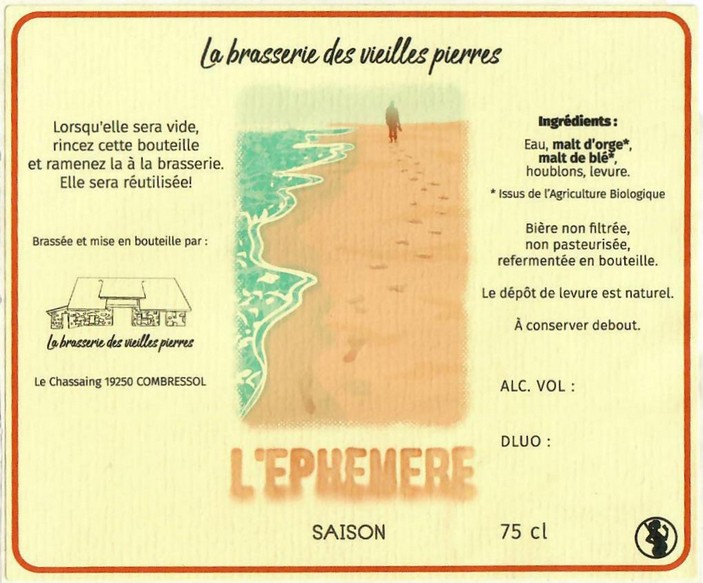 Etiquette BRASSERIE DES VIEILLES PIERRES 14