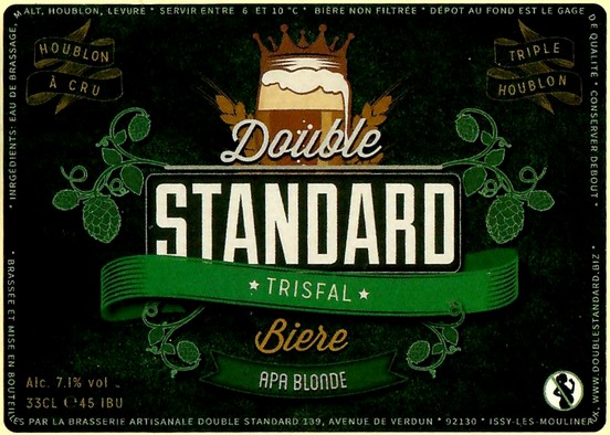 Etiquette BRASSERIE DOUBLE STANDARD 02