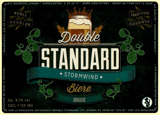 Etiquette BRASSERIE DOUBLE STANDARD 03