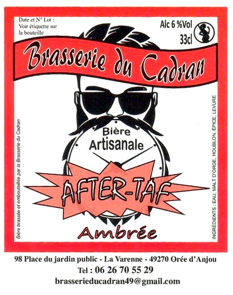 etiquette BRASSERIE DU CADRAN 01