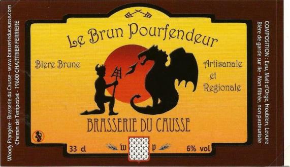 etiquette BRASSERIE DU CAUSSE 03