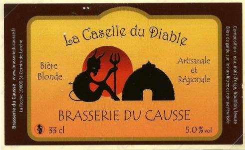 etiquette BRASSERIE DU CAUSSE 06