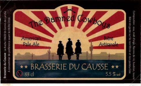 etiquette BRASSERIE DU CAUSSE 09