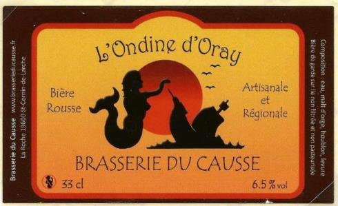 etiquette BRASSERIE DU CAUSSE 10