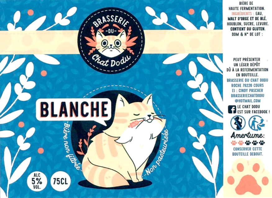 Etiquette BRASSERIE DU CHAT DODU 06