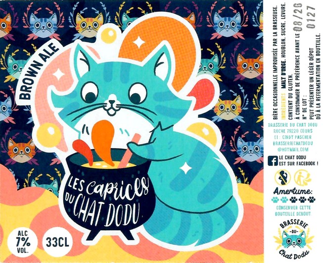 Etiquette BRASSERIE DU CHAT DODU 13