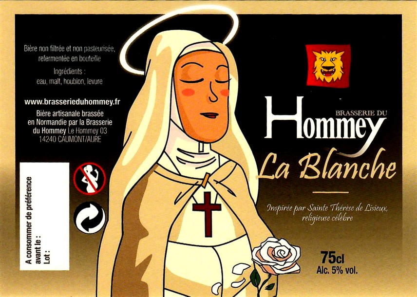 etiquette BRASSERIE DU HOMMEY 09