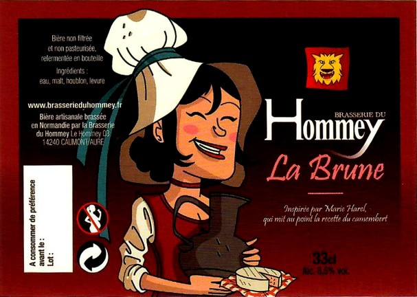 etiquette BRASSERIE DU HOMMEY 13